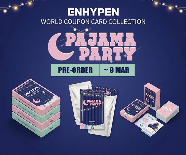 ENHYPEN - ENHYPEN WORLD COUPON CARD COLLECTION PAJAMA PARTY – SOOJIB
