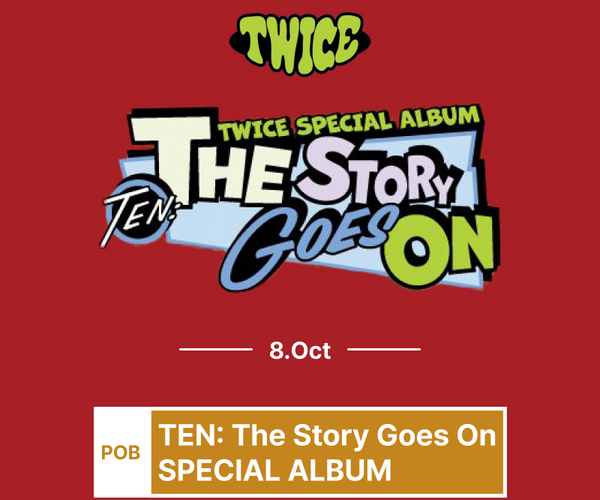 TWICE - TEN: The Story Goes On - Lemon Spark Vinyl LP【TWICE TEN