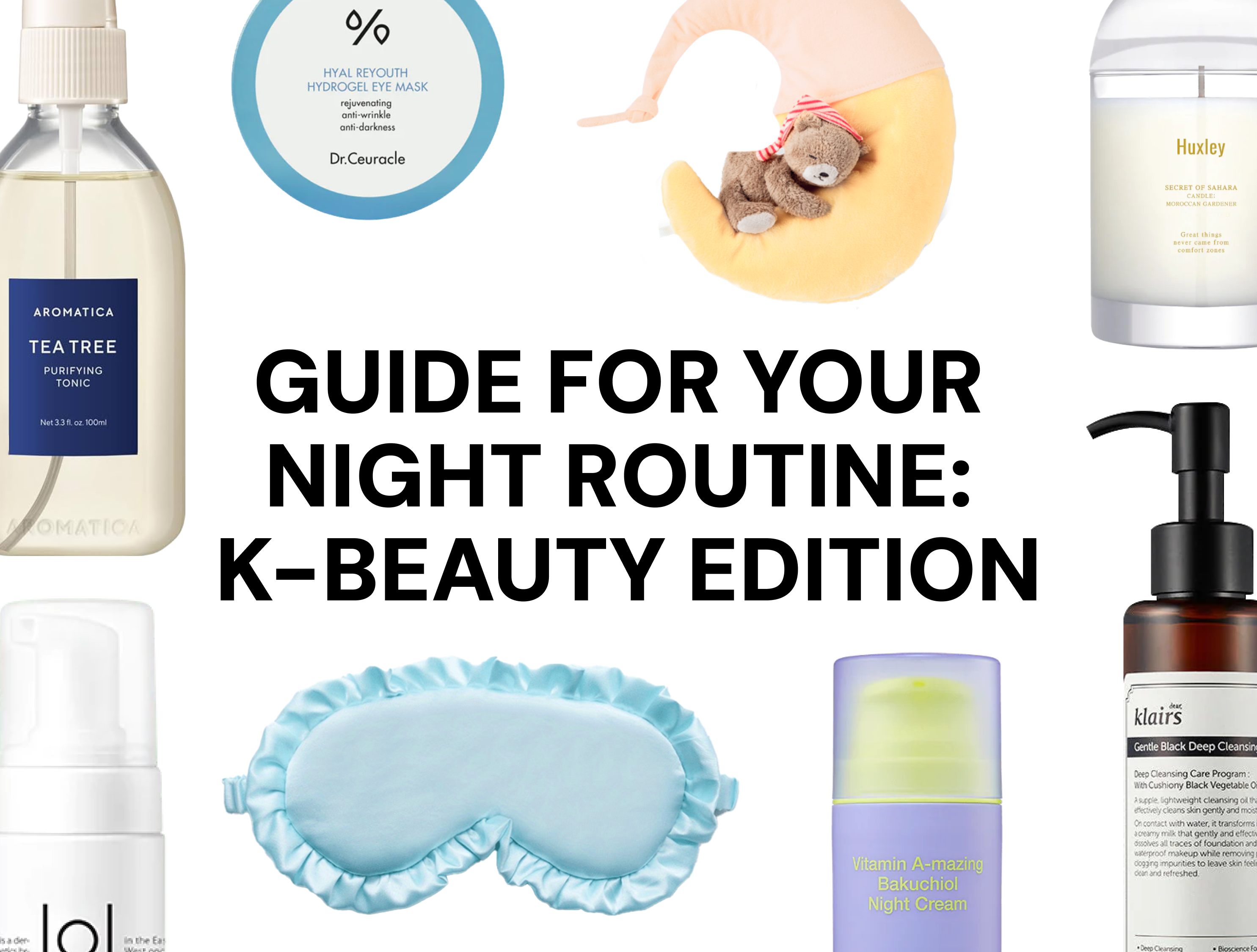 The ultimate guide for your night routine: K-beauty edition