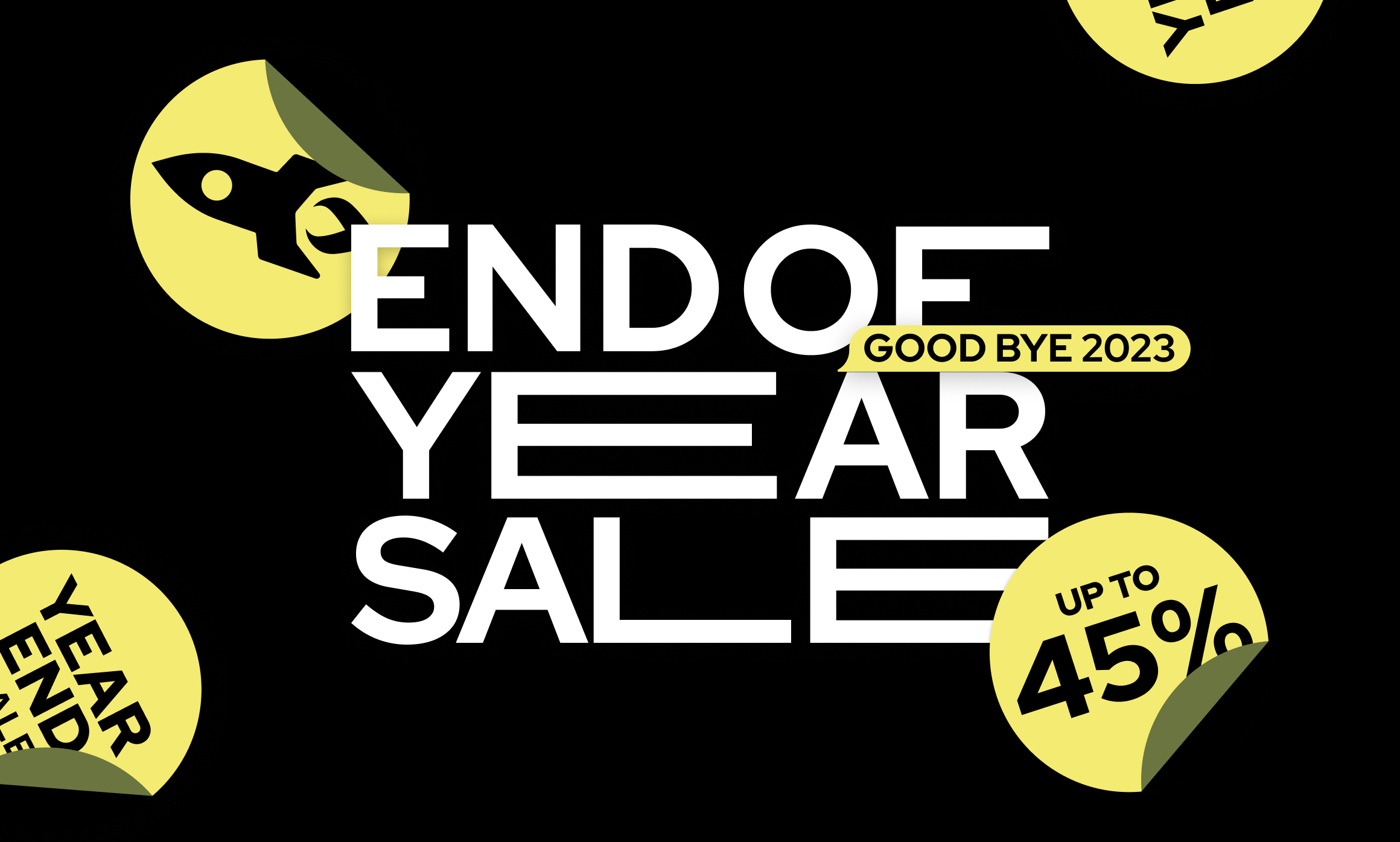 Saying Farewell to 2023 with Our End of Year Sale is Here!