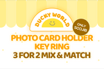 💛3 for 2 on Photocard Holder Keyrings