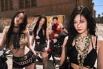 kpop girl group aespa richman concept photo