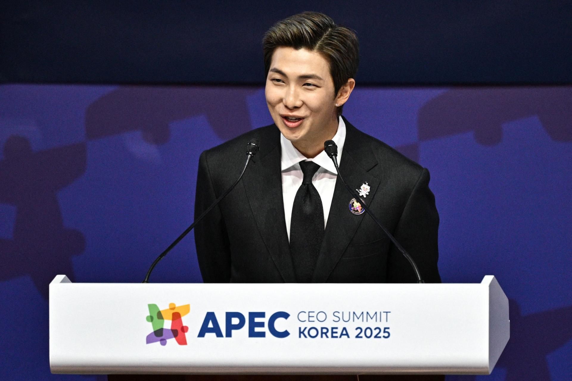 RM Makes History at APEC CEO Summit with First K-pop Keynote