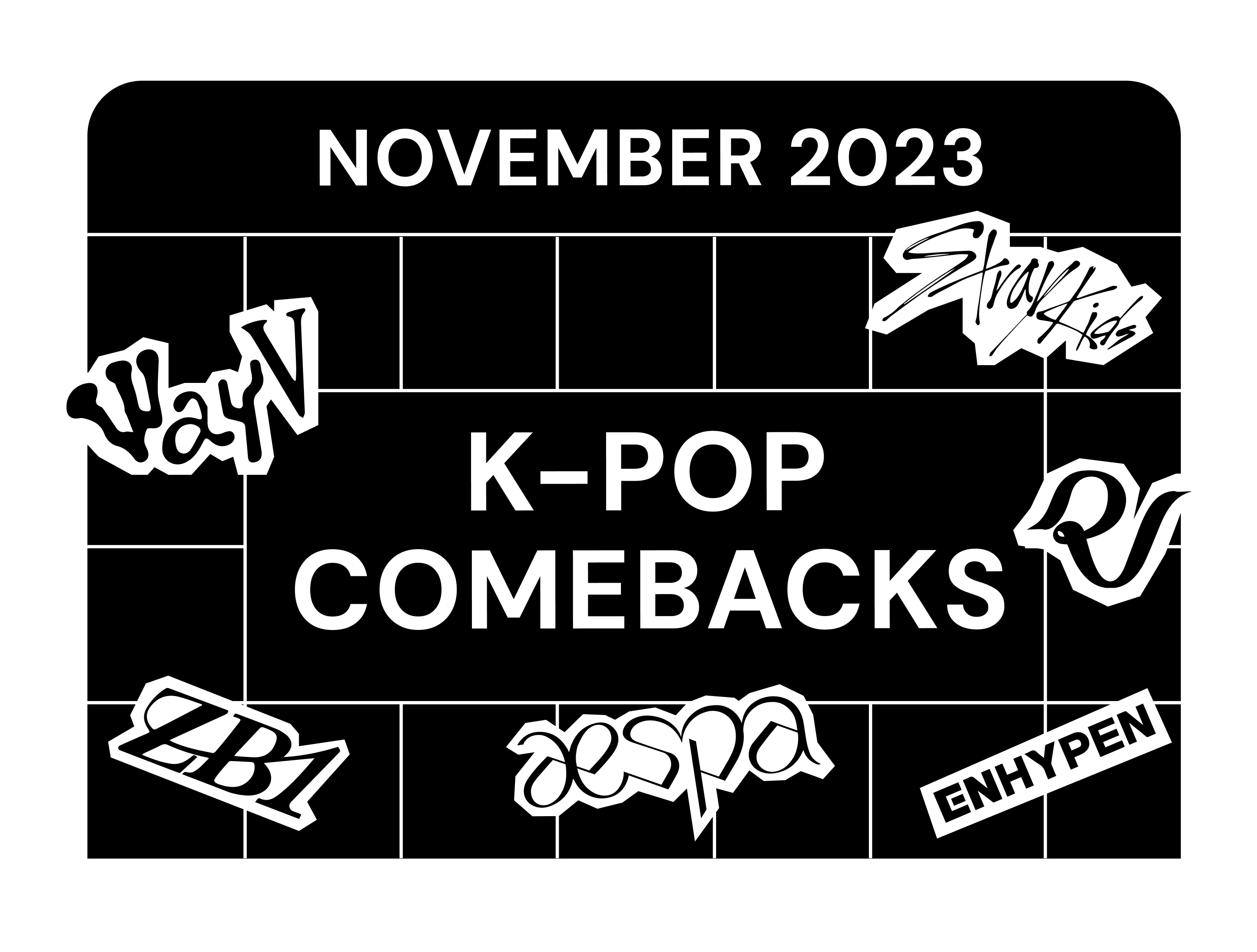 🚀[Updated] November 2023 Kpop Comebacks & Release Schedule
