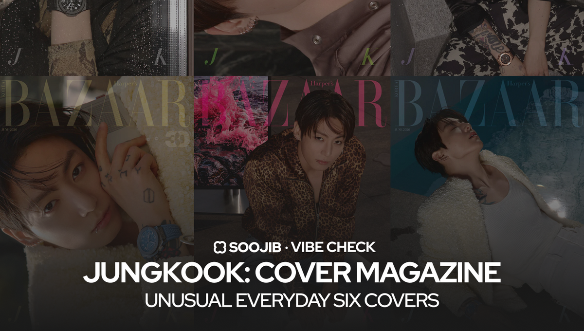 VIBE CHECK] JUNGKOOK Harper's BAZAAR Korea June 2026 | Pre-order