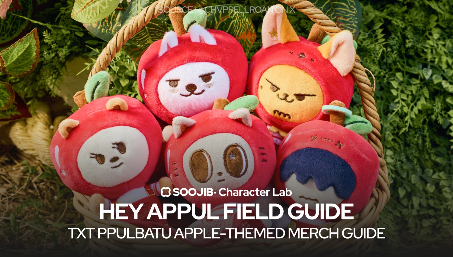 Hey! APPUL by PPULBATU: TXT's Character Universe Goes Full Orchard | SOOJIB | Kpop Merch | Character Lab