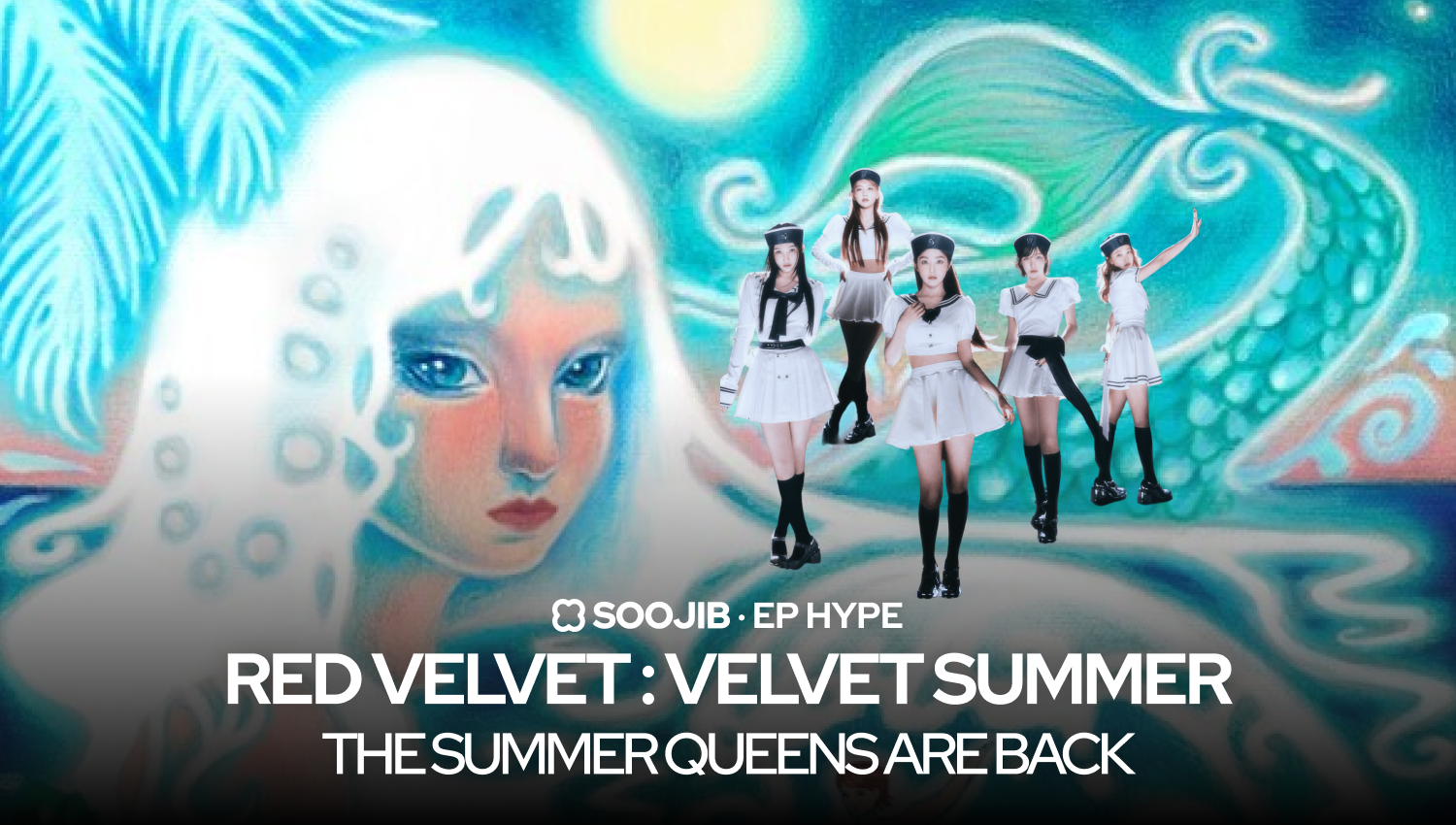 Red Velvet Velvet Summer surf concept comeback, out August 3, SOOJIB kpop 