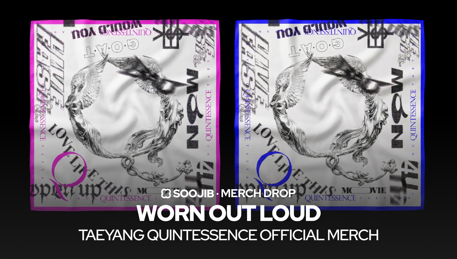 Worn Out Loud, TAEYANG QUINTESSENCE official merch collection Kpop Merch Bigbang SOOJIB for SOOJIB-Ga kpop Collector