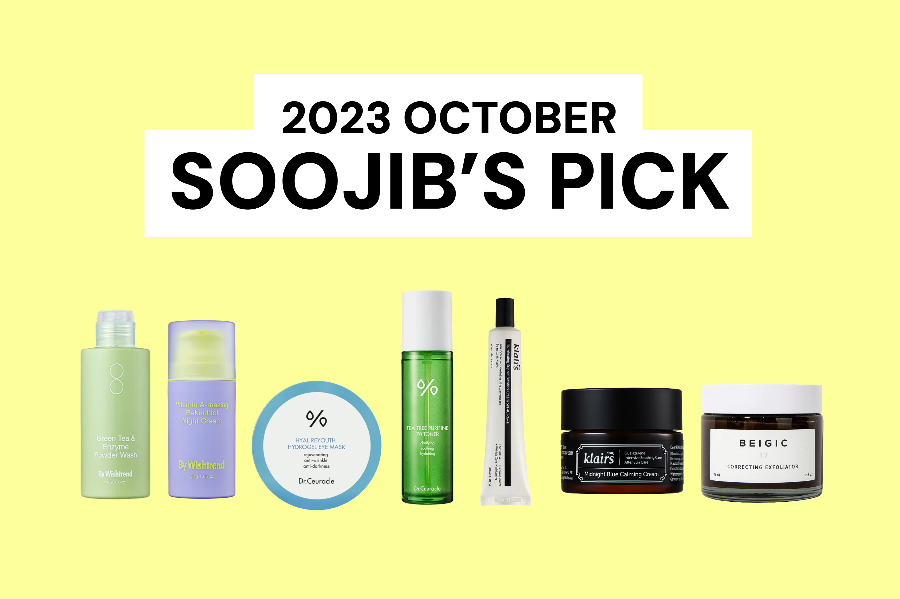 SOOJIB's October Product Collection