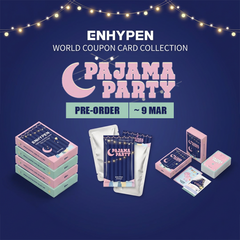 Collection image for: ENHYPEN - ENHYPEN WORLD COUPON CARD COLLECTION PAJAMA PARTY