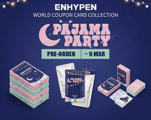 Collection image for: ENHYPEN - ENHYPEN WORLD COUPON CARD COLLECTION PAJAMA PARTY