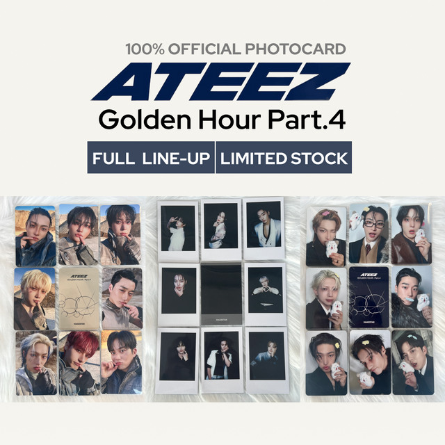 PHOTOCARD] ATEEZ - GOLDEN HOUR : Part.4 – SOOJIB