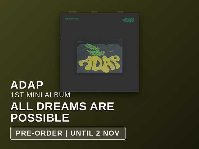 ADAP - ALL DREAMS ARE POSSIBLE / 1st Mini Album