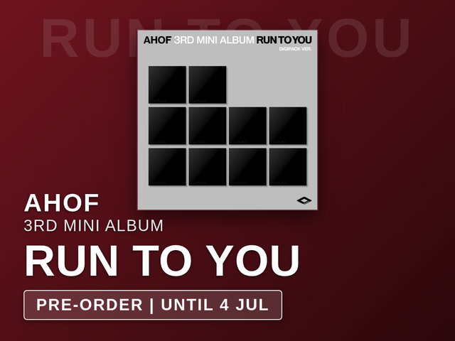 AHOF - RUN TO YOU / 3rd Mini Album