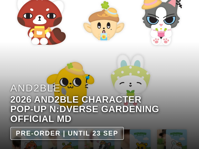 AND2BLE - 2026 AND2BLE CHARACTER POP-UP N:DVERSE GARDENING OFFICIAL MD (MD)