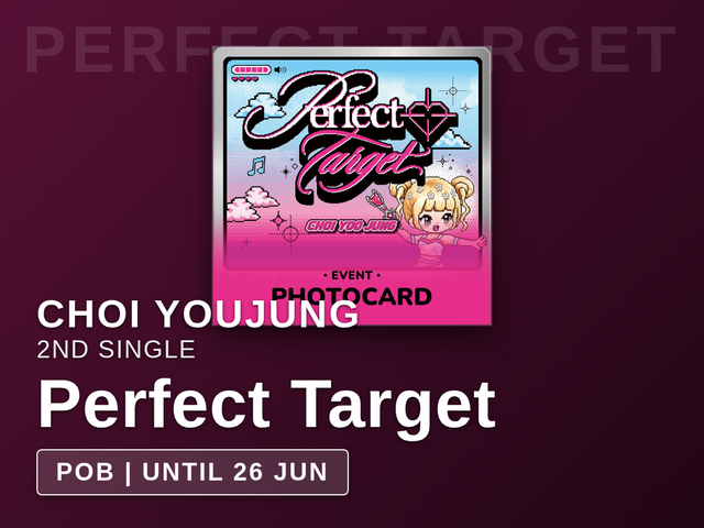 CHOI YOUJUNG - Perfect Target / 2nd Single