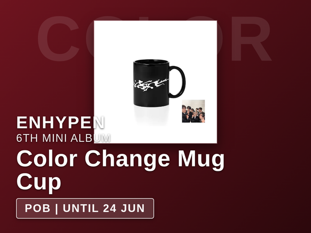 ENHYPEN - Color Change Mug Cup / 6th Mini Album