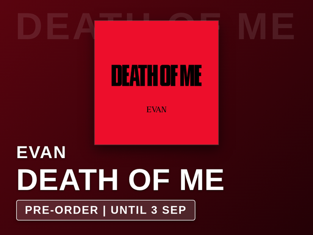 EVAN - DEATH OF ME / 1st Mini Album