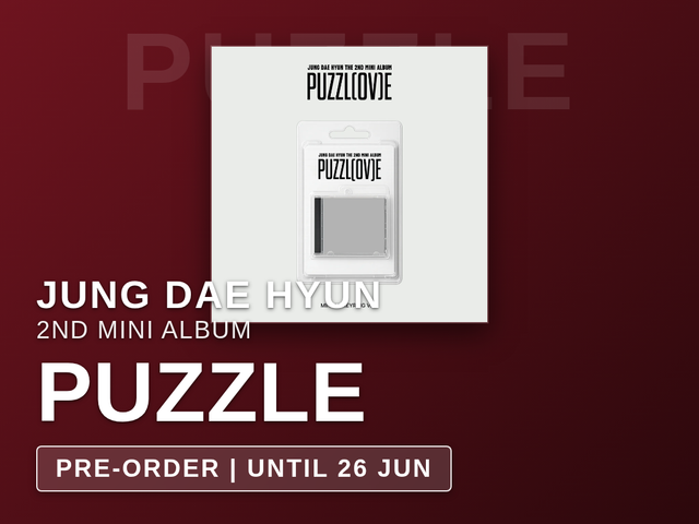 JUNG DAE HYUN - PUZZLE / 2nd Mini Album