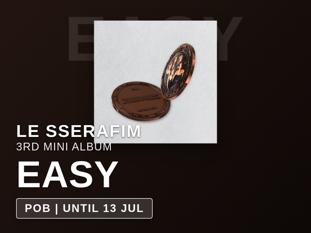 LE SSERAFIM - EASY / 3rd Mini Album