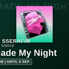 Collection image for: LE SSERAFIM - Made My Night / 2nd Single