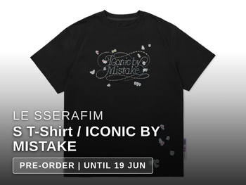 LE SSERAFIM - S T-Shirt / ICONIC BY MISTAKE