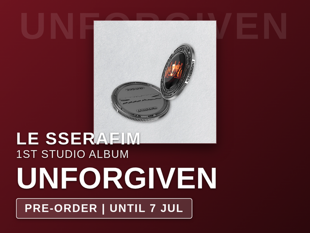 LE SSERAFIM - UNFORGIVEN / 1st Studio Album