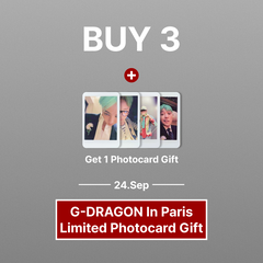 Collection image for: G-DRAGON in Paris: Limited Photocard Gift