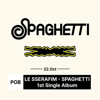 LE SSERAFIM - SPAGHETTI / 1st Single Album