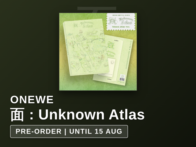 ONEWE - 面 : Unknown Atlas / 3rd Full Album