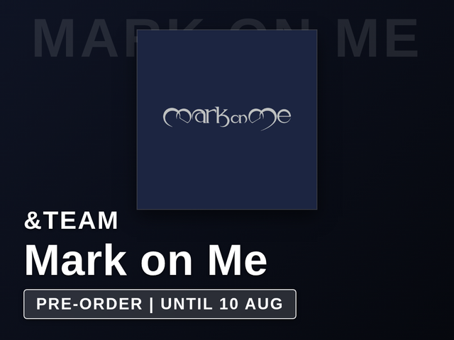 &TEAM - Mark on Me / 2nd Mini Album