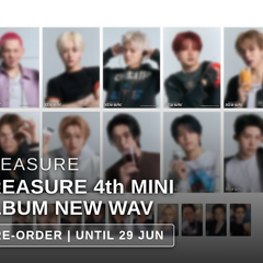 Collection image for: TREASURE - TREASURE 4th MINI ALBUM NEW WAV (MD)