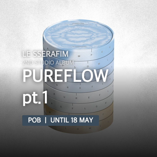 LE SSERAFIM - PUREFLOW pt.1 / 2nd Studio Album