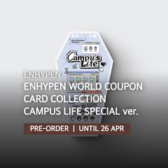 Collection image for: ENHYPEN - ENHYPEN WORLD COUPON CARD COLLECTION CAMPUS LIFE