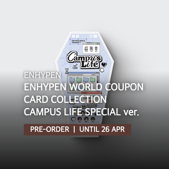 ENHYPEN - ENHYPEN WORLD COUPON CARD COLLECTION CAMPUS LIFE