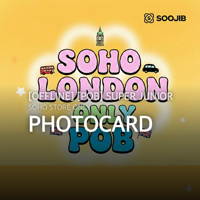 [OFFLINE] [POB] SUPER JUNIOR - PHOTOCARD / SOHO STORE ONLY