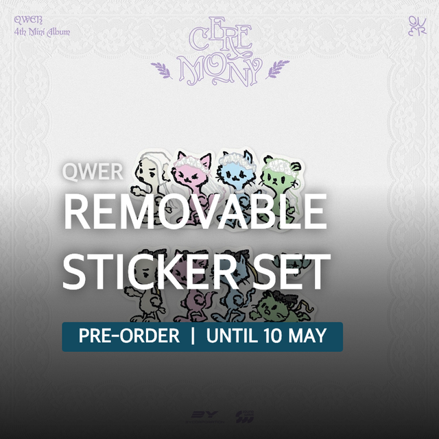 QWER - REMOVABLE STICKER SET