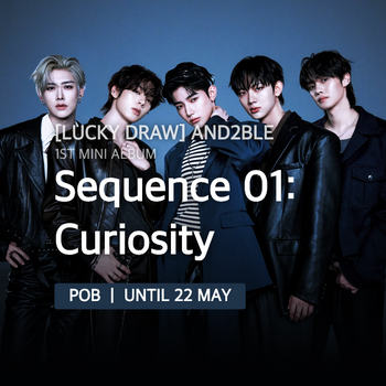 [LUCKY DRAW] AND2BLE - Sequence 01: Curiosity / 1st Mini Album