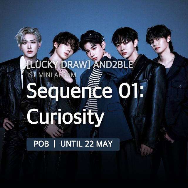 [LUCKY DRAW] AND2BLE - Sequence 01: Curiosity / 1st Mini Album