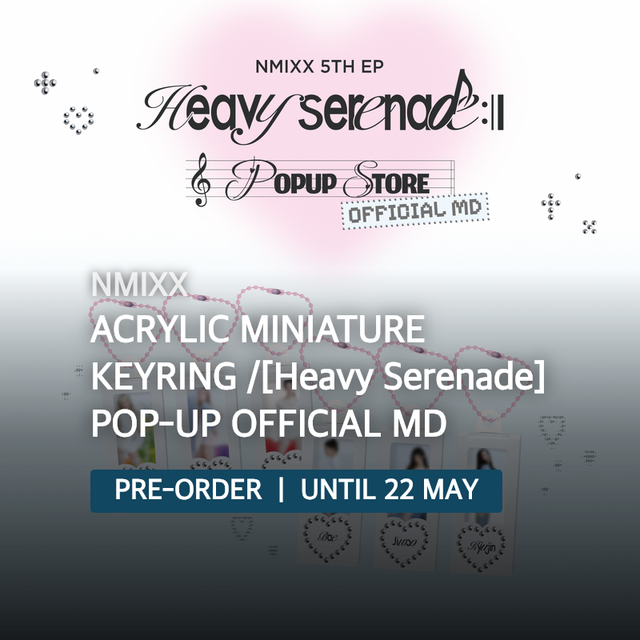 NMIXX - ACRYLIC MINIATURE KEYRING /[Heavy Serenade] POP-UP OFFICIAL MD