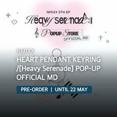 Collection image for: NMIXX - HEART PENDANT KEYRING /[Heavy Serenade] POP-UP OFFICIAL MD