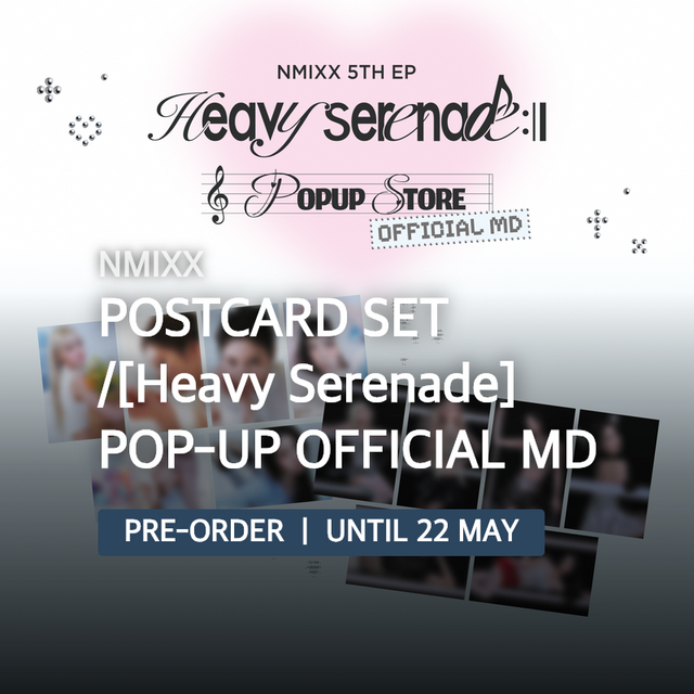 NMIXX - POSTCARD SET /[Heavy Serenade] POP-UP OFFICIAL MD
