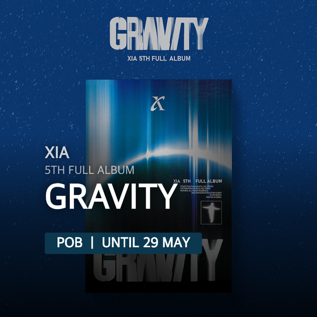 XIA - GRAVITY / 5th FULL ALBUM