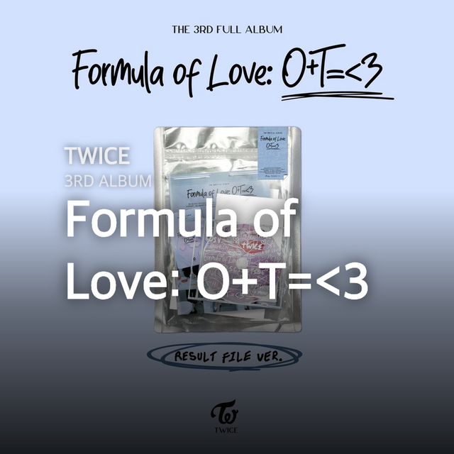 TWICE - Formula of Love: O+T=<3 / 3RD ALBUM