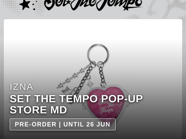 izna - SET THE TEMPO POP-UP STORE MD (MD)