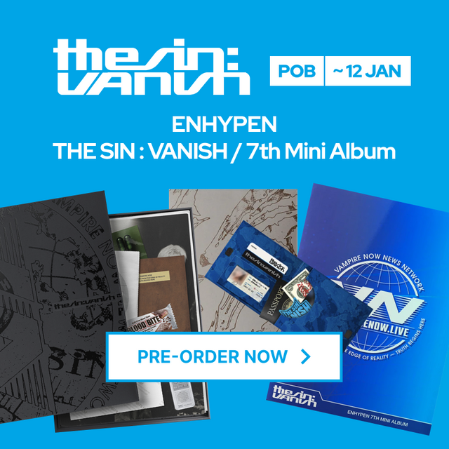 ENHYPEN - THE SIN : VANISH / 7th Mini Album – SOOJIB ENHYPEN - THE SIN : VANISH / 7th Mini Album – SOOJIB
