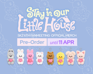 STAY IN OUR LITTLE HOUSE SKZ STRAY KIDS 6TH FANMEETING OFFICIAL MERCH 