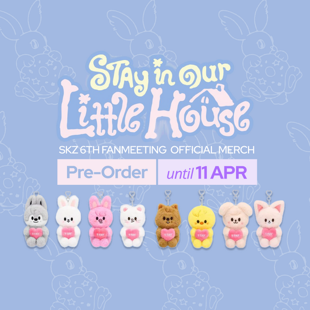 STAY IN OUR LITTLE HOUSE SKZ STRAY KIDS 6TH FANMEETING OFFICIAL MERCH 