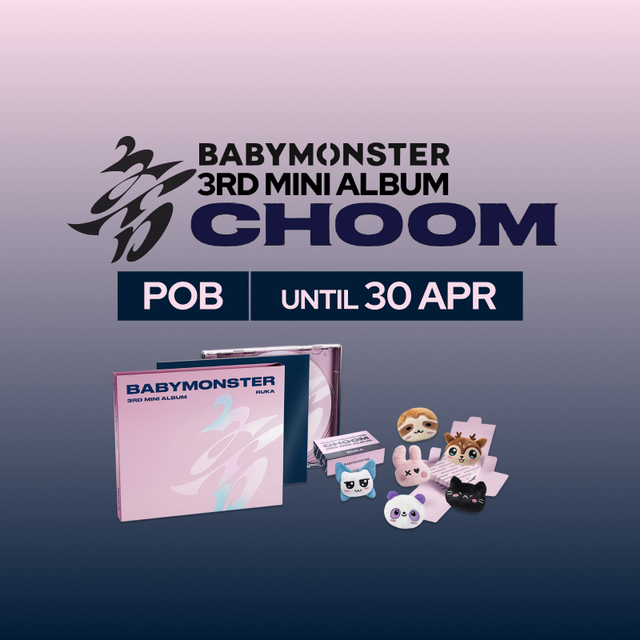 춤, Babymonster 3rd mini album choom pop unitil 30apr at soojib