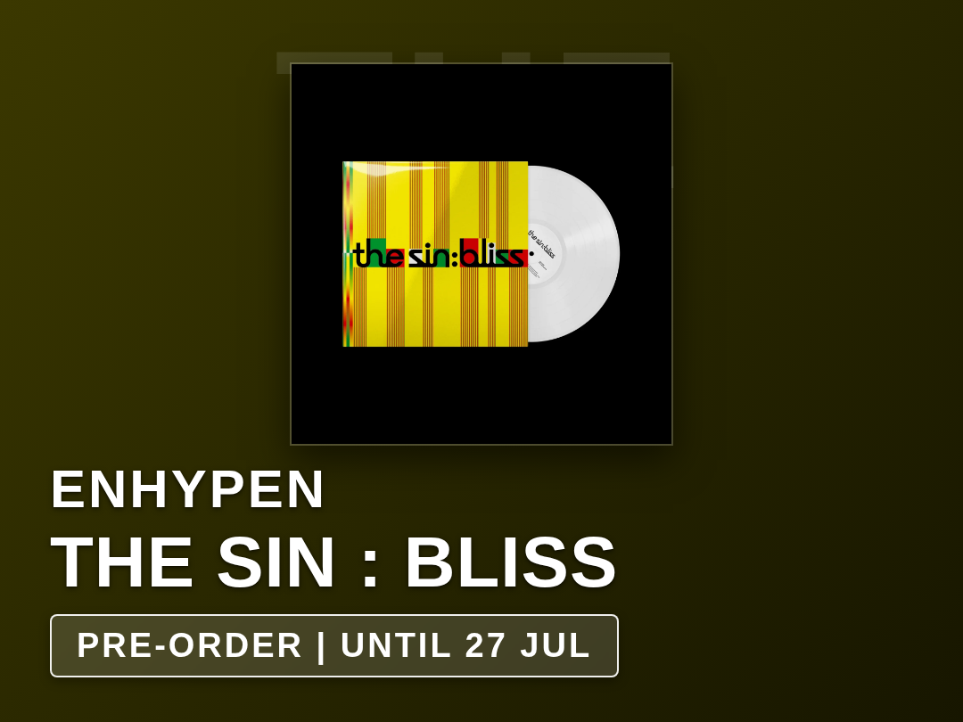 THE SIN : BLISS, ENHYPEN 8th mini album official collection Kpop Album EP Hype ENHYPEN SOOJIB for SOOJIB-Ga kpop Collector